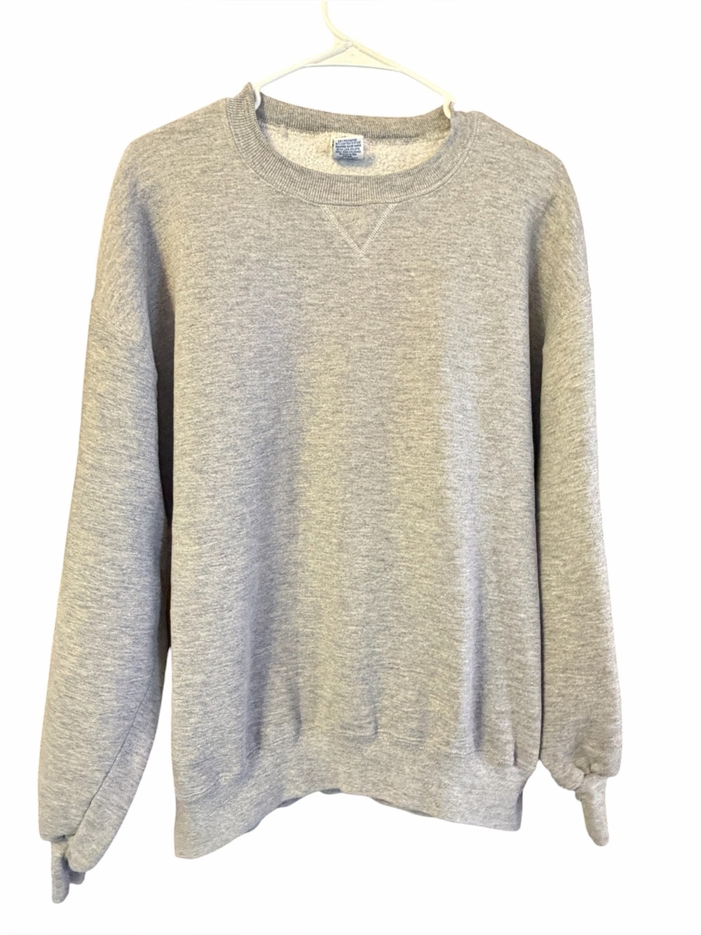 Vintage Russell Athletic Heather Gray Crewneck size Large Made in USA